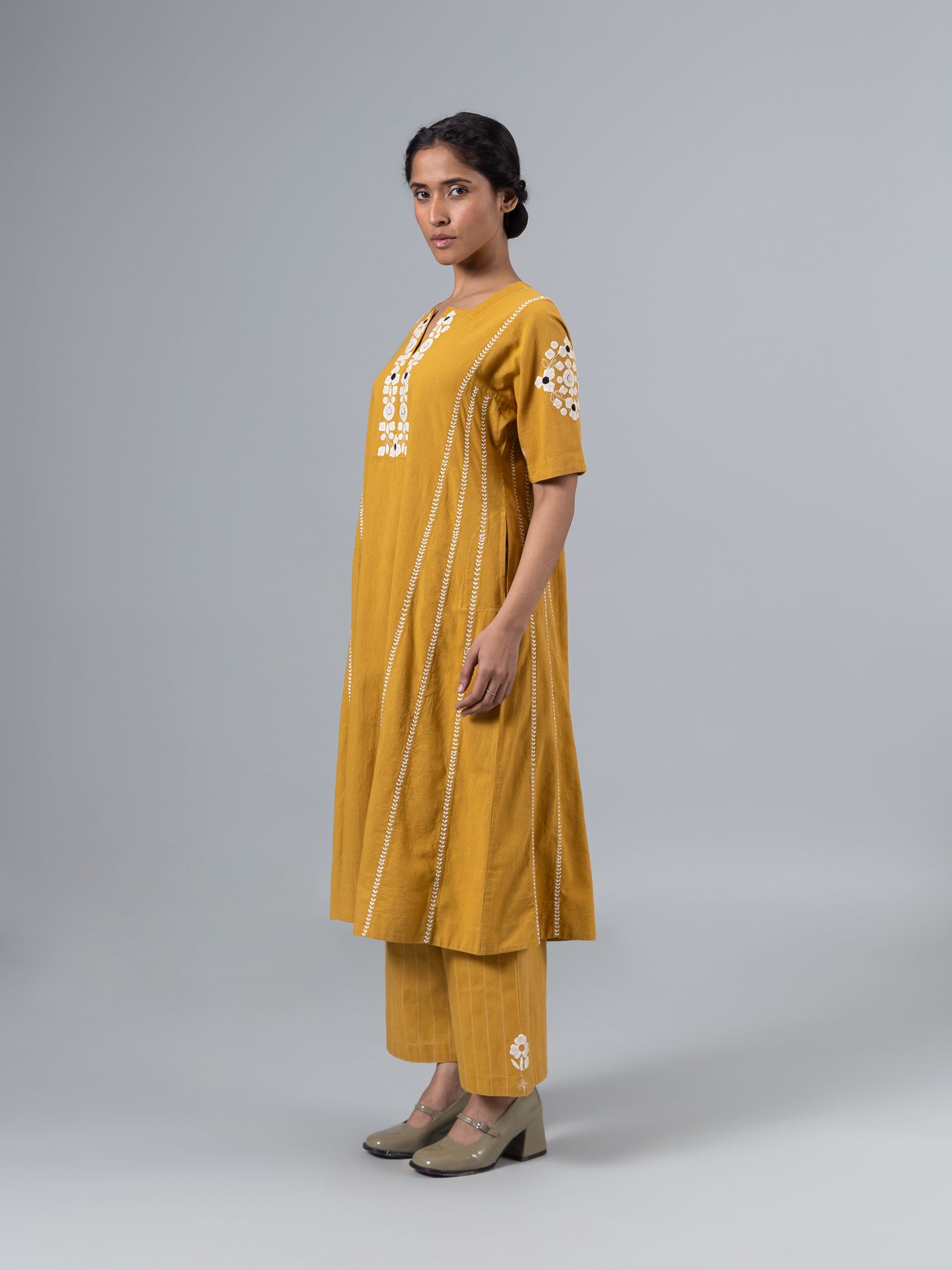 Laki Kurta-Mustard