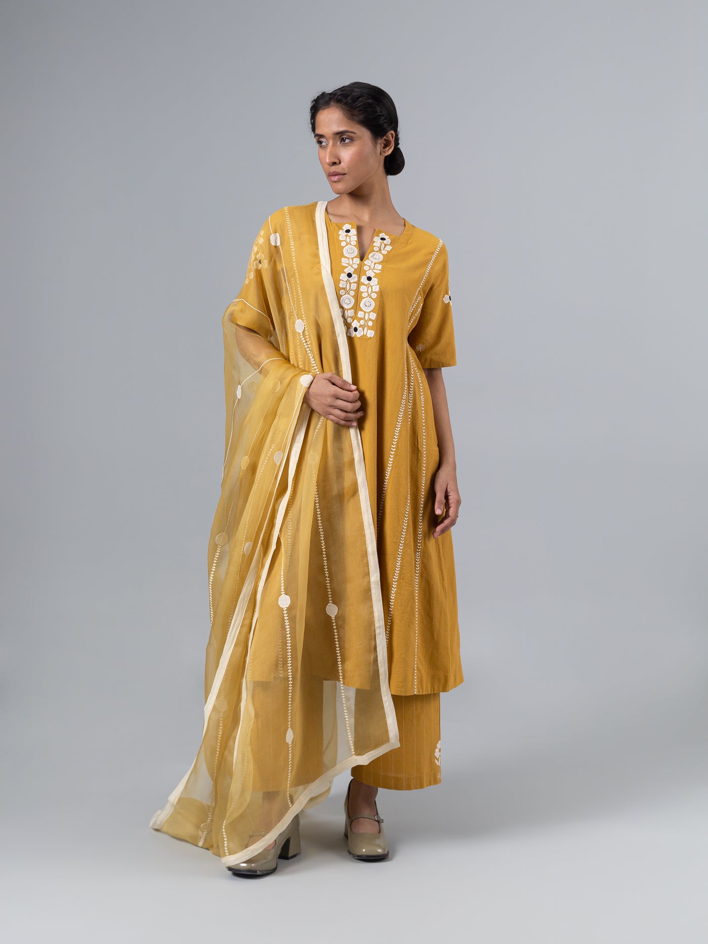 Laki Kurta-Mustard