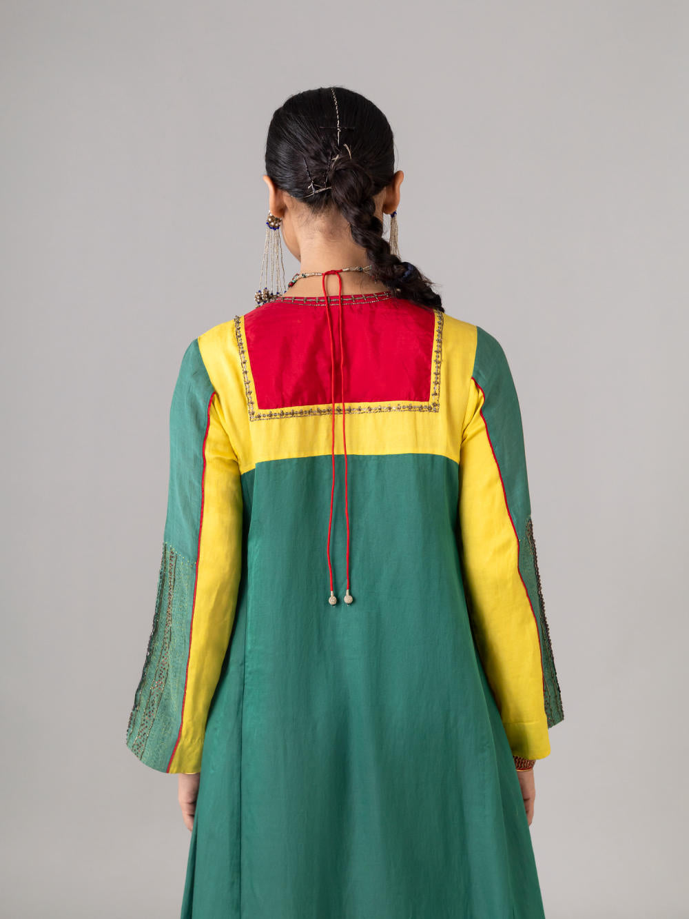 Panchranga Green Kurta