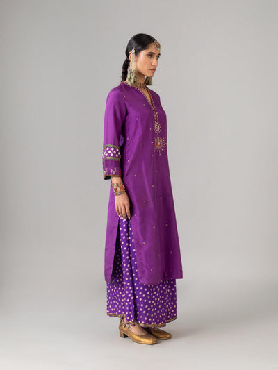 Jhelum Purple Kurta