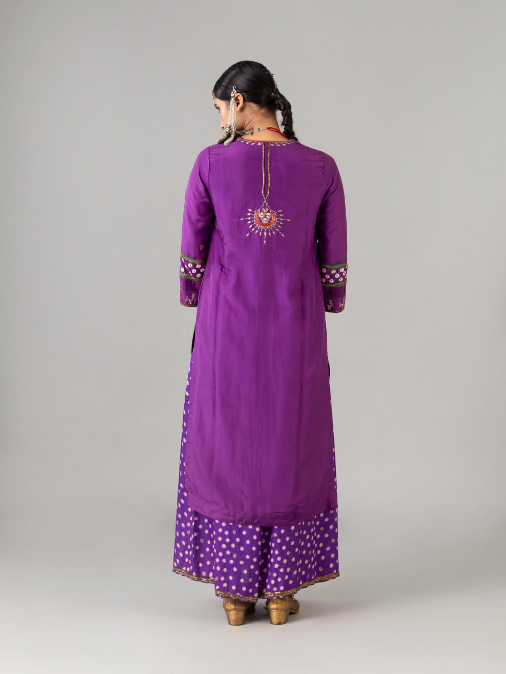 Jhelum Purple Kurta