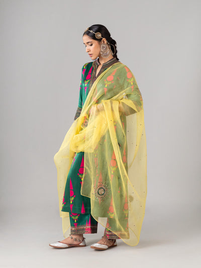 Thirma Yellow Dupatta