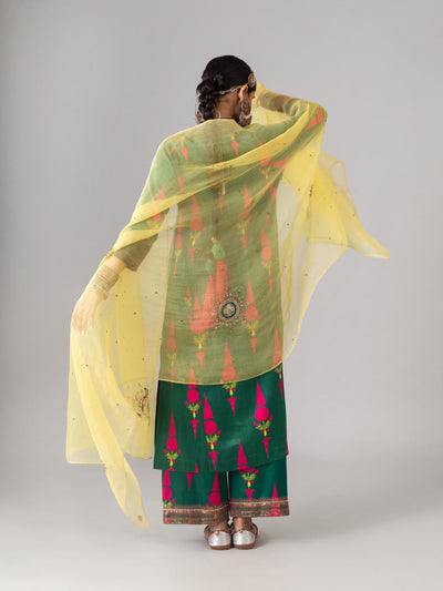 Thirma Yellow Dupatta