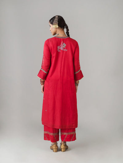 Chamba Red Kurta