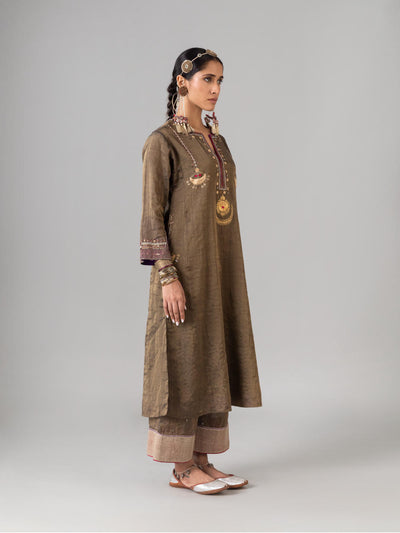 Jullundur antique gold Kurta