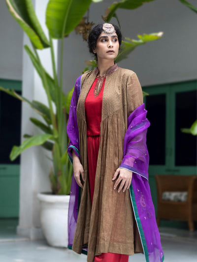 Kaudi Bagh Beige Cape