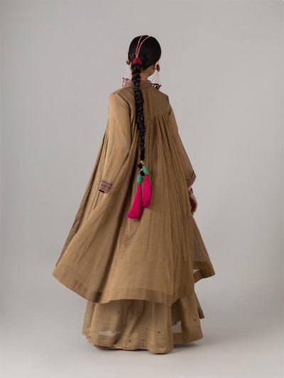 Kaudi Bagh Beige Cape