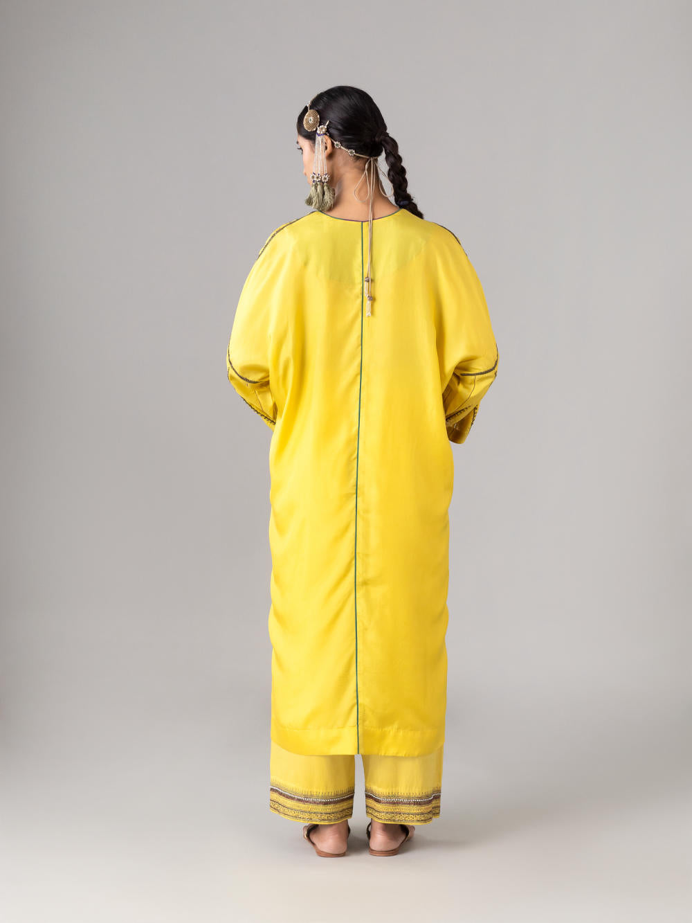 Bagha Yellow Kaftan