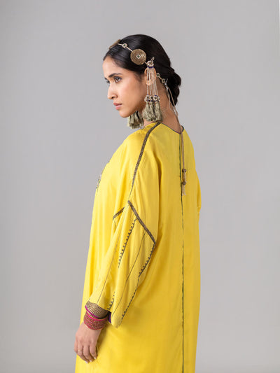 Bagha Yellow Kaftan