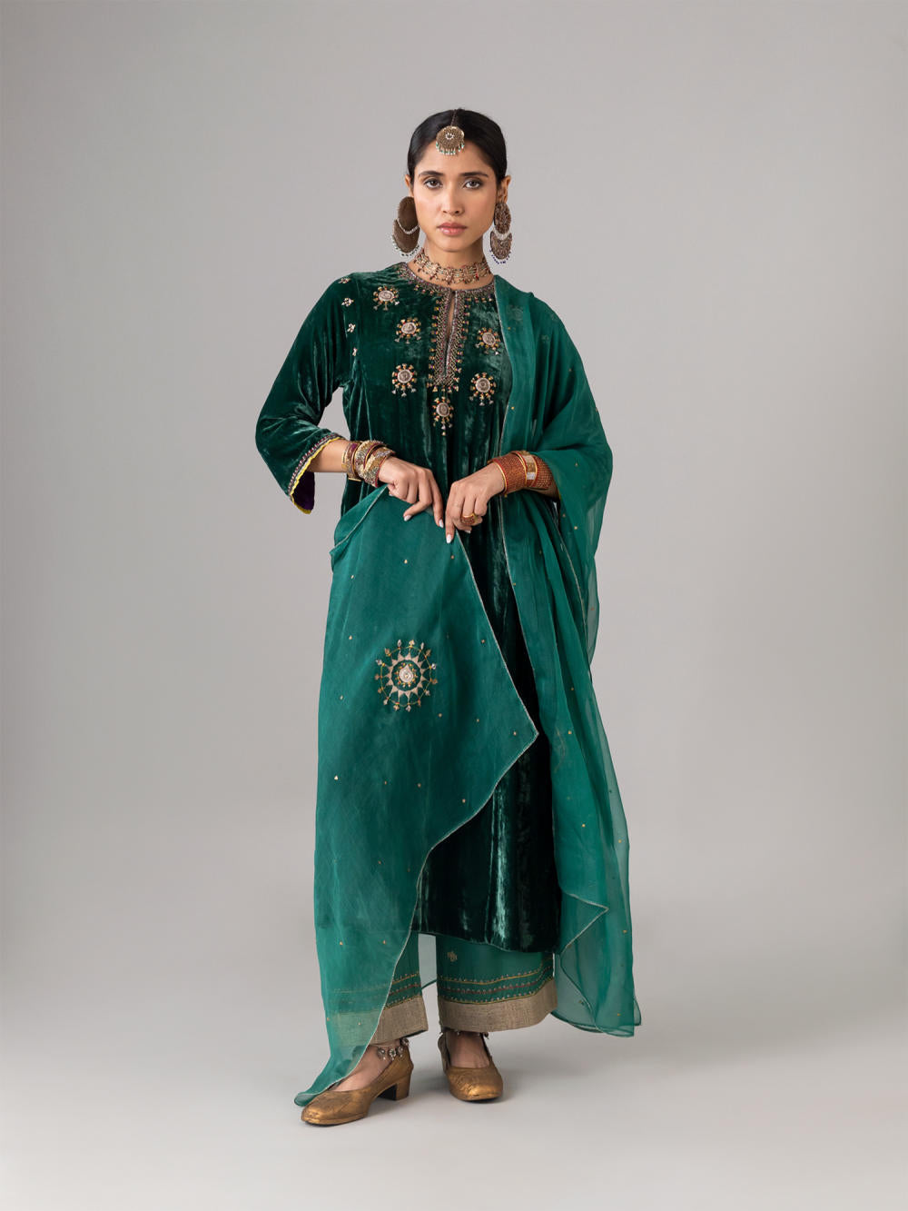 Hisar Green Kurta