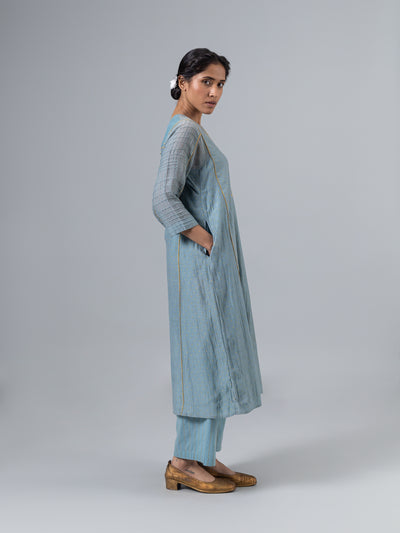 Foxi Kurta-Lt Blue