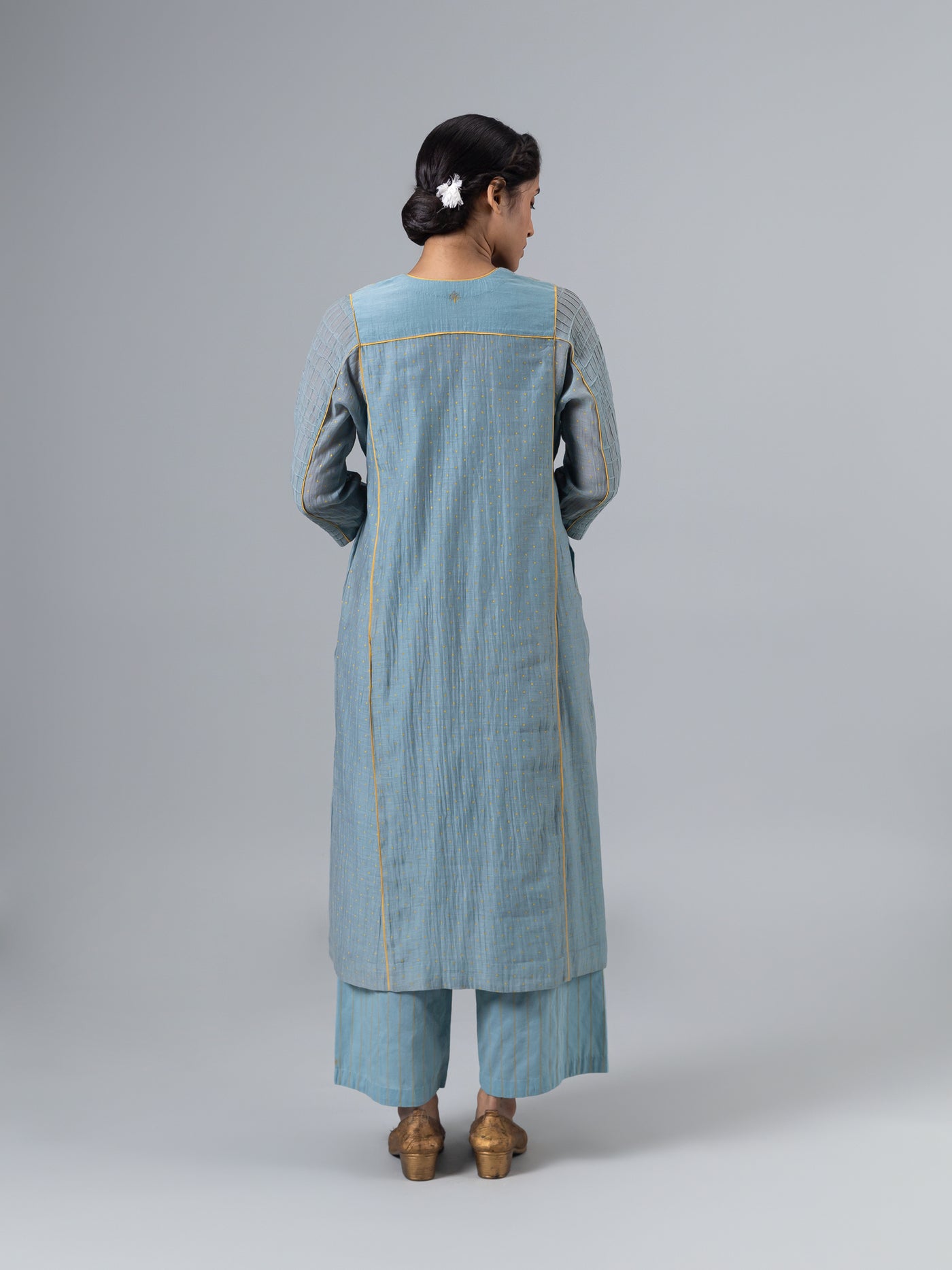 Foxi Kurta-Lt Blue