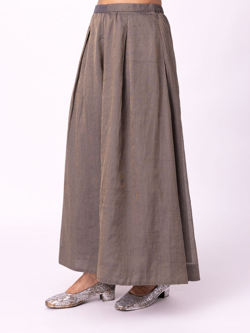 Riwaayat Sharara tissue pyjama/salwar by Shades of India in black for women Worldwide