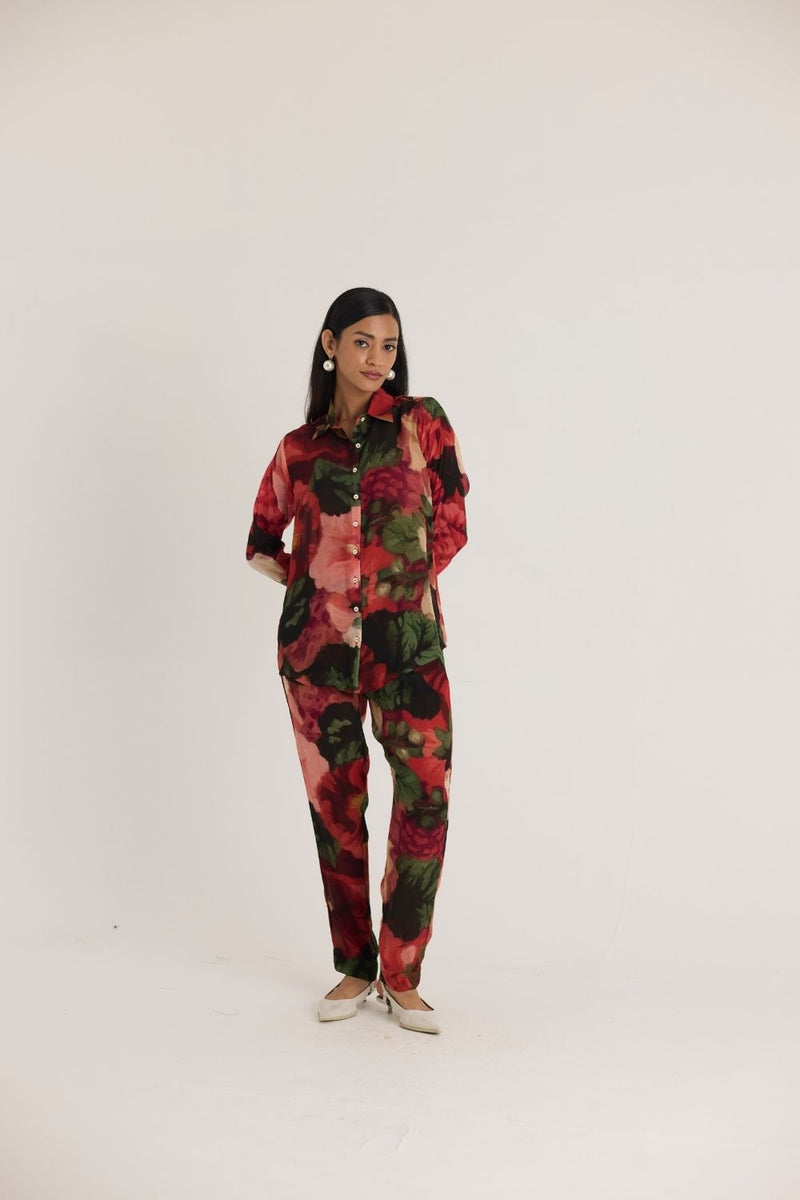 SCARLETT CO-ORD SET mul by Yam in multi color for women Worldwide