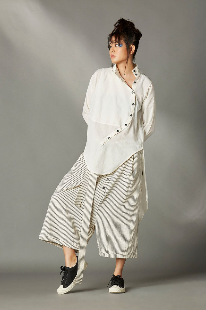 Andie Shirt cotton by Chola in white color for women Worldwide