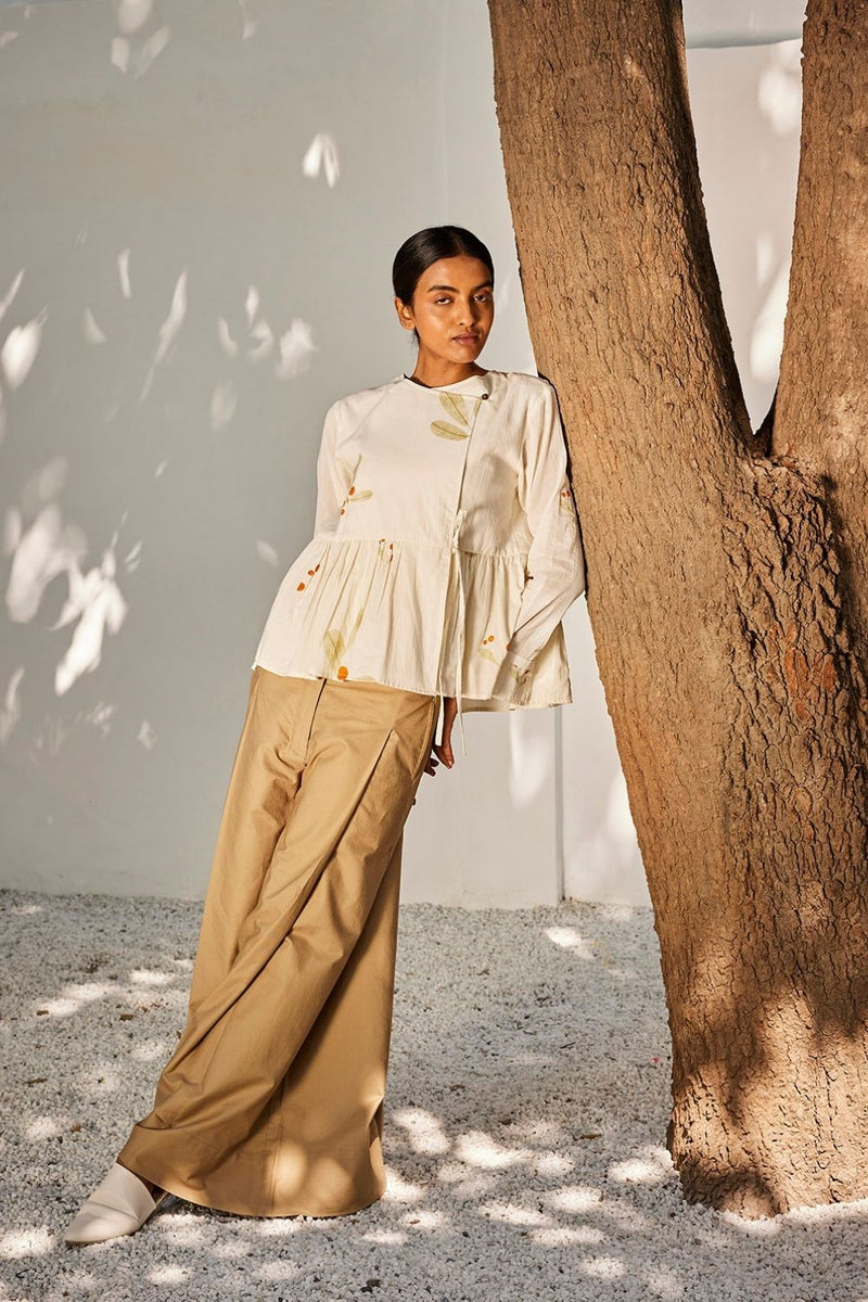 Secret daze top Top & Tunics by Khara Kapas in white for women Worldwide