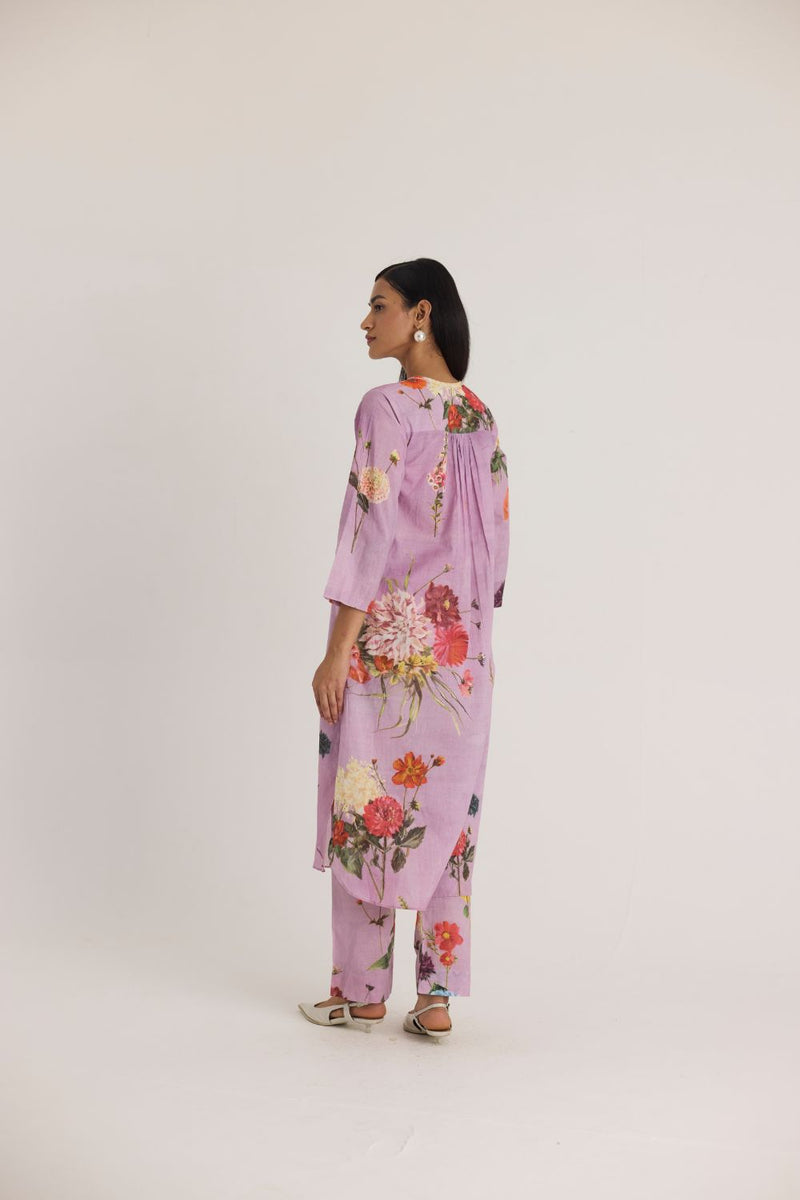GIGGLE BERRY LONG KURTA SET cotton by Yam for women Worldwide