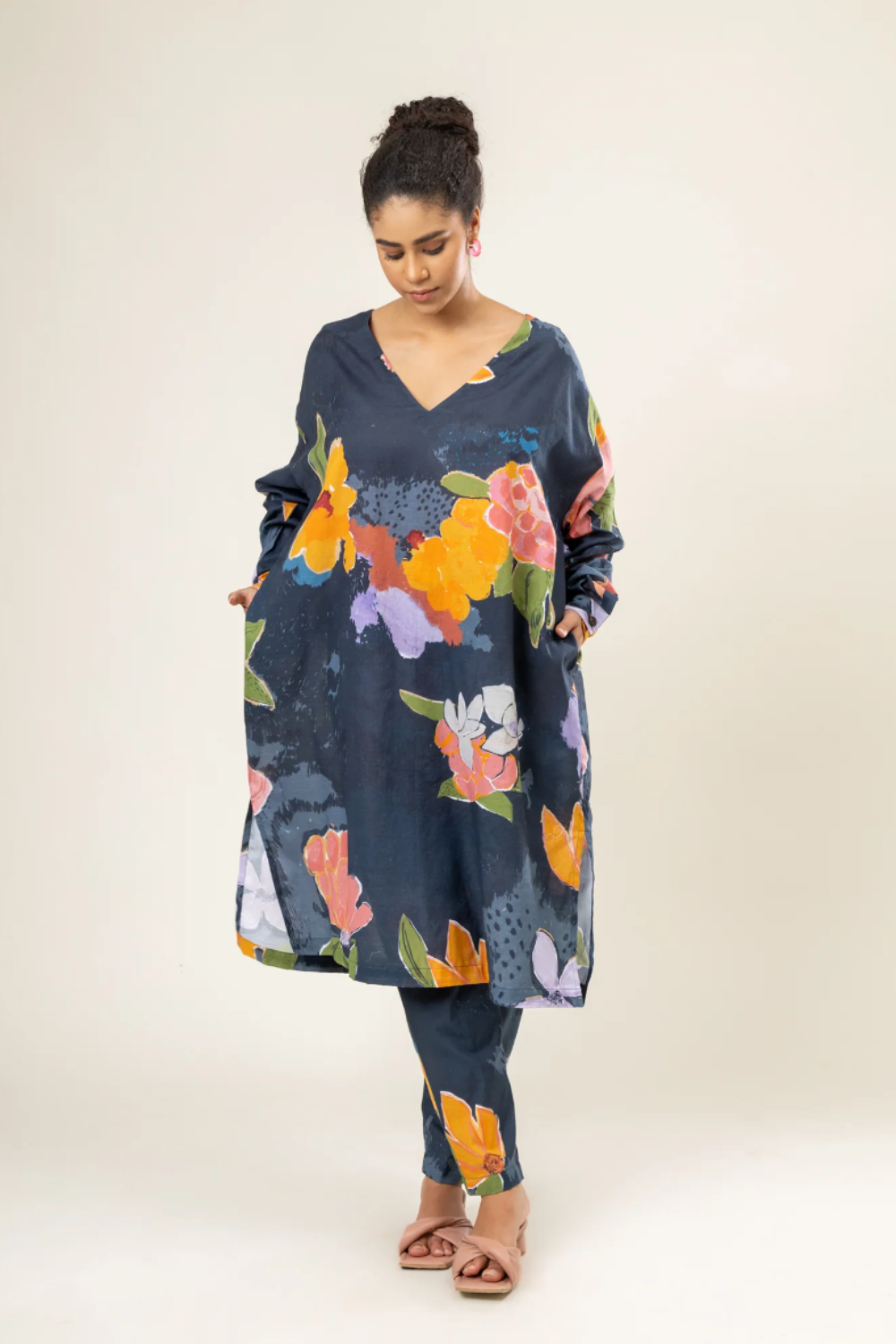 HELEN FLORAL KAFTAN