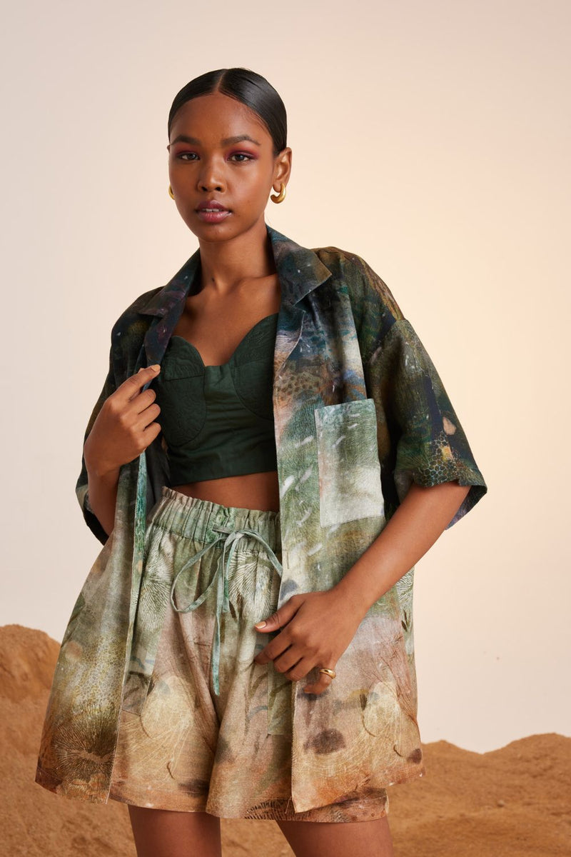 Unisex Oversized Shirt -Underwater Top & Tunics,Shirt by CORD for women Worldwide