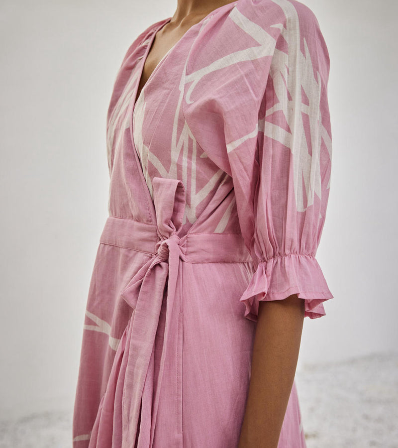 Tale untold dress Dress by Khara Kapas in pink for women Worldwide