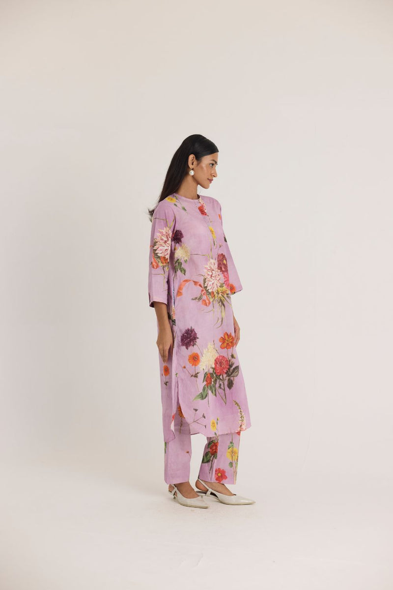 GIGGLE BERRY LONG KURTA SET cotton by Yam for women Worldwide