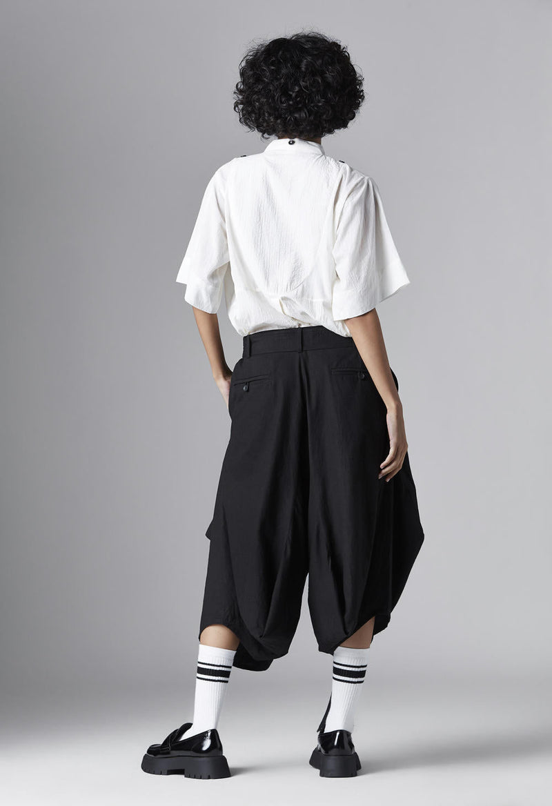 AXEL TROUSERS cotton Pants/Trousers by Chola in black color for women Worldwide
