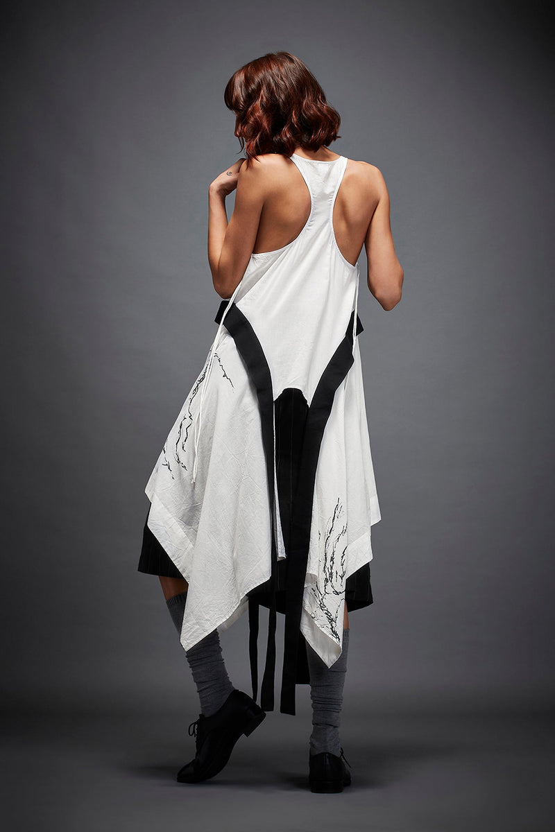 TRINITY TOP cotton by Chola in white color for women Worldwide