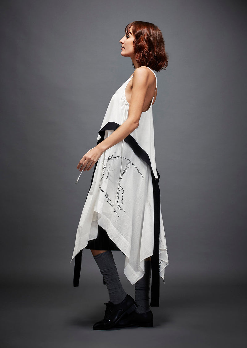TRINITY TOP cotton by Chola in white color for women Worldwide