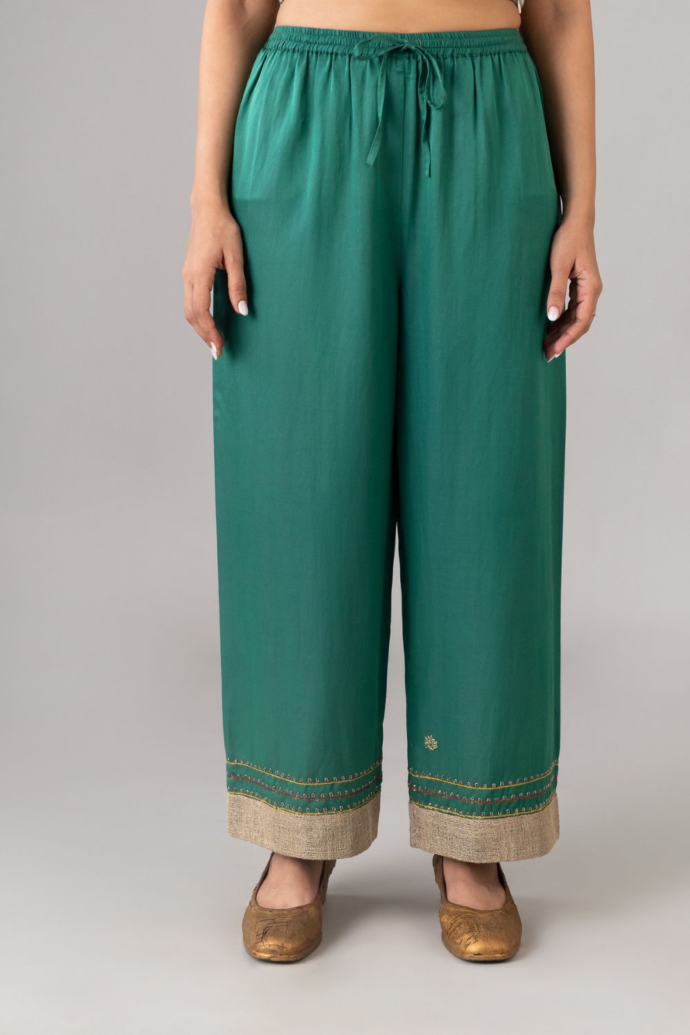 Nabha Green Pyjama