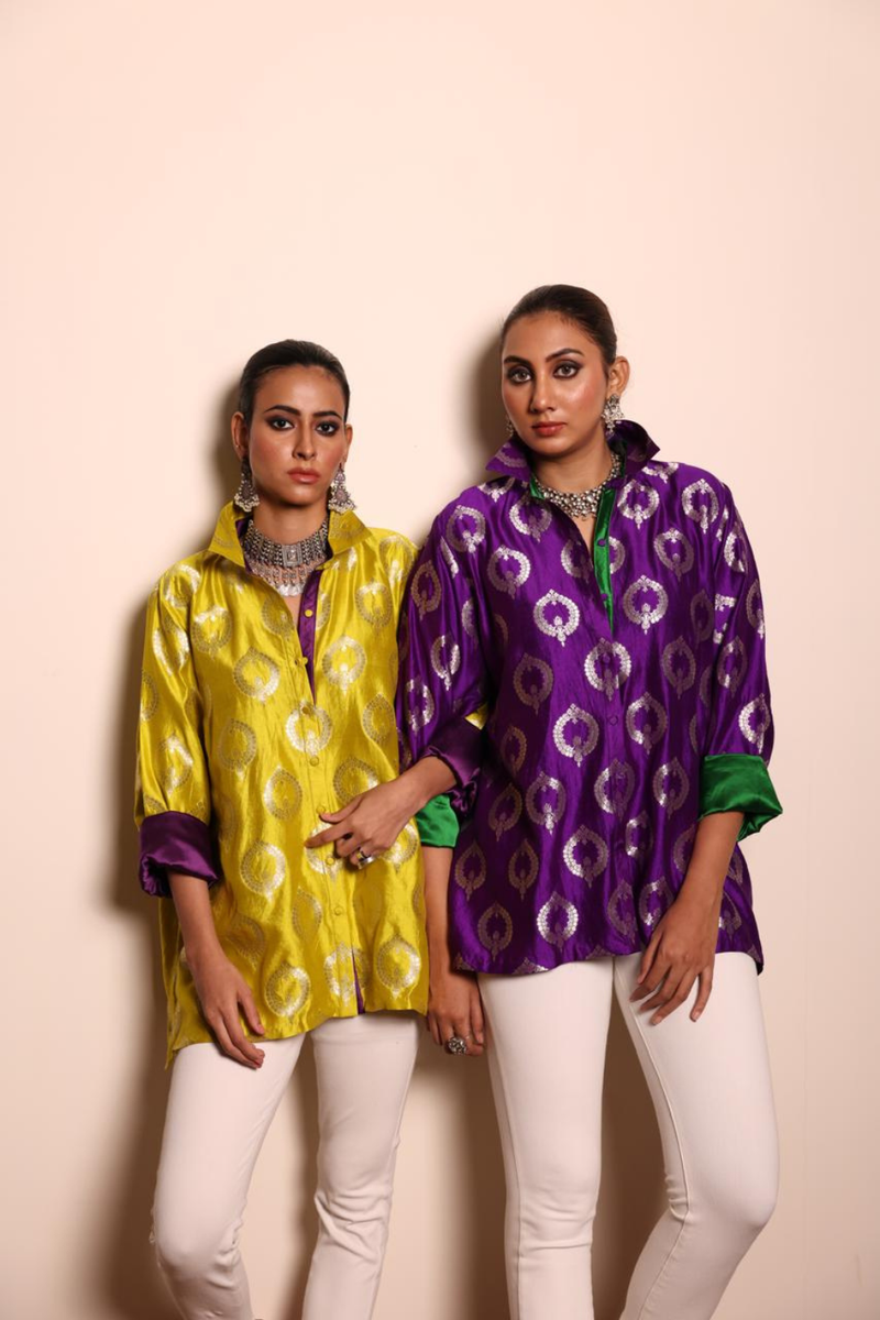 Woven Silk Shirt silk by Sabo by Sabina for women Worldwide
