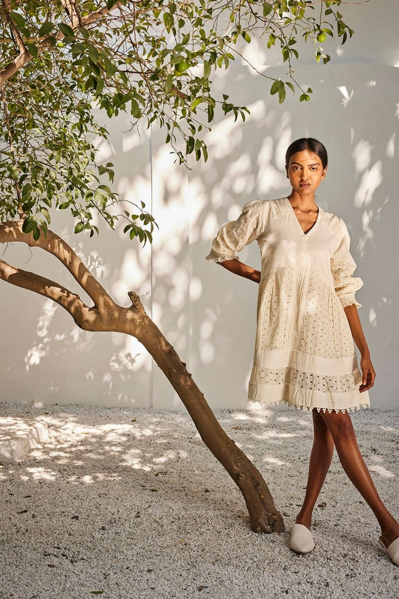 Dreaming of you dress Dress by Khara Kapas in white for women Worldwide