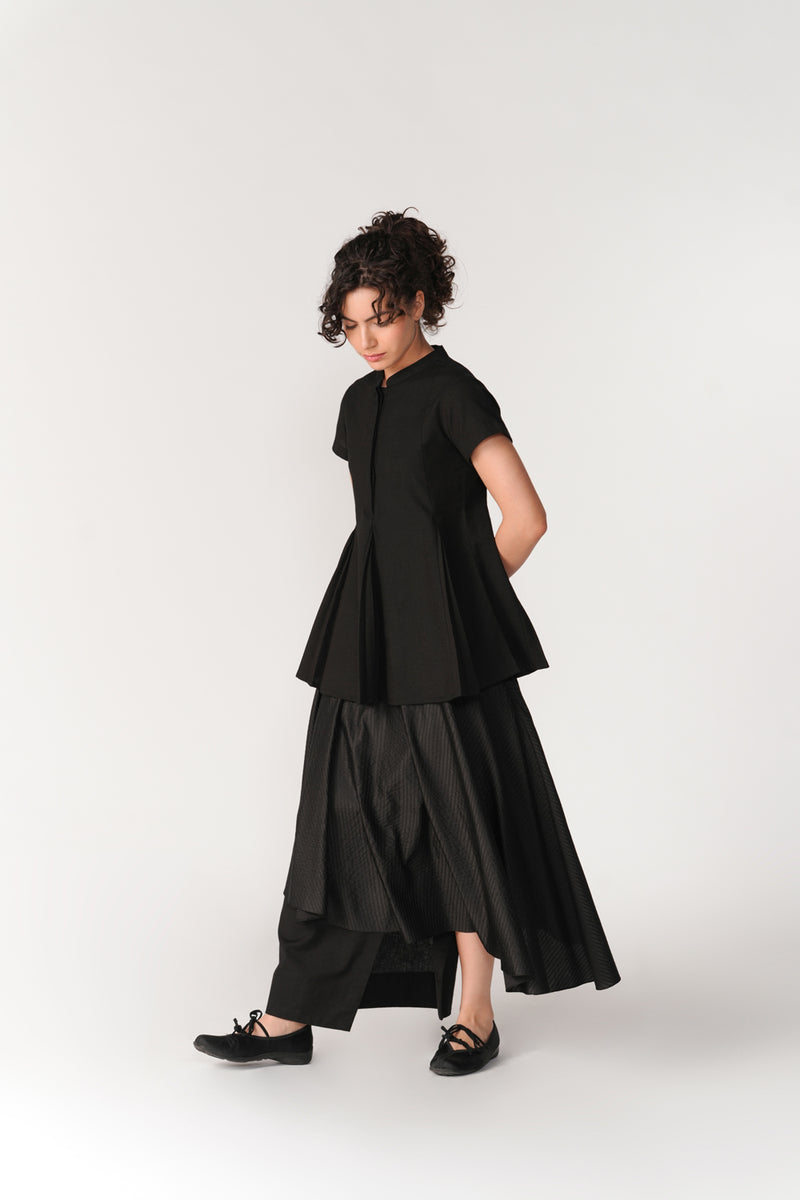Avastha Set co-ord set by Turn Black in black for women Worldwide