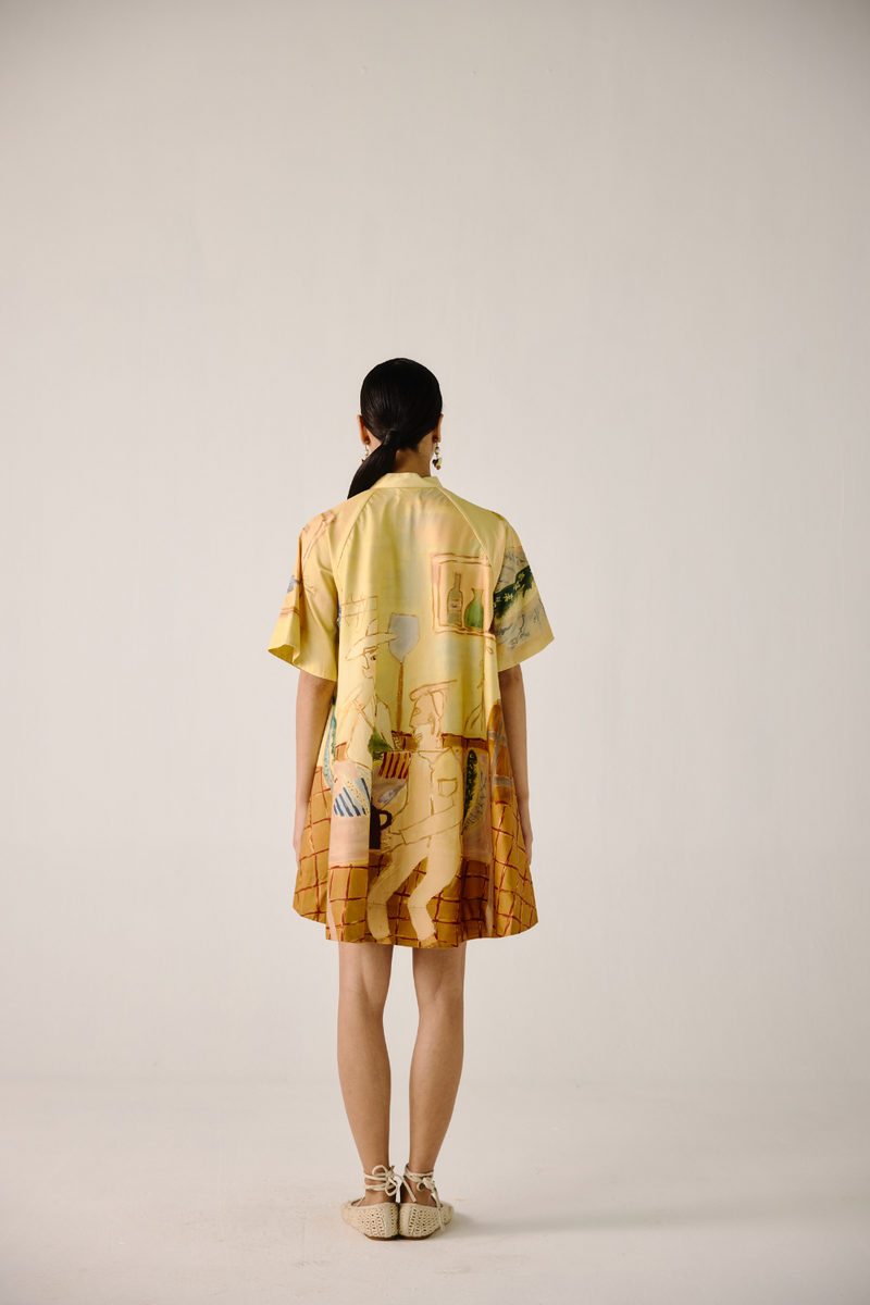 A-Line Dress - Fisherman cotton by CORD for women Worldwide