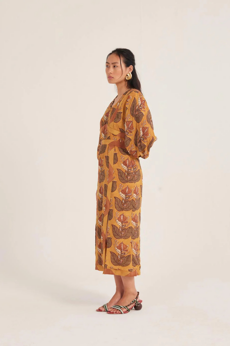Dani Peasant Dress silk by JodiLife for women Worldwide