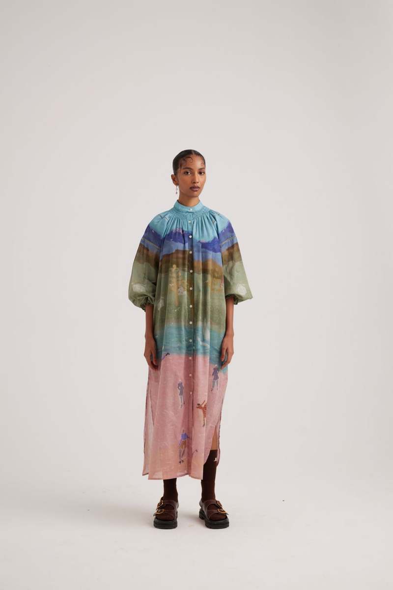 Chloe Dress-Skater cotton by CORD for women Worldwide