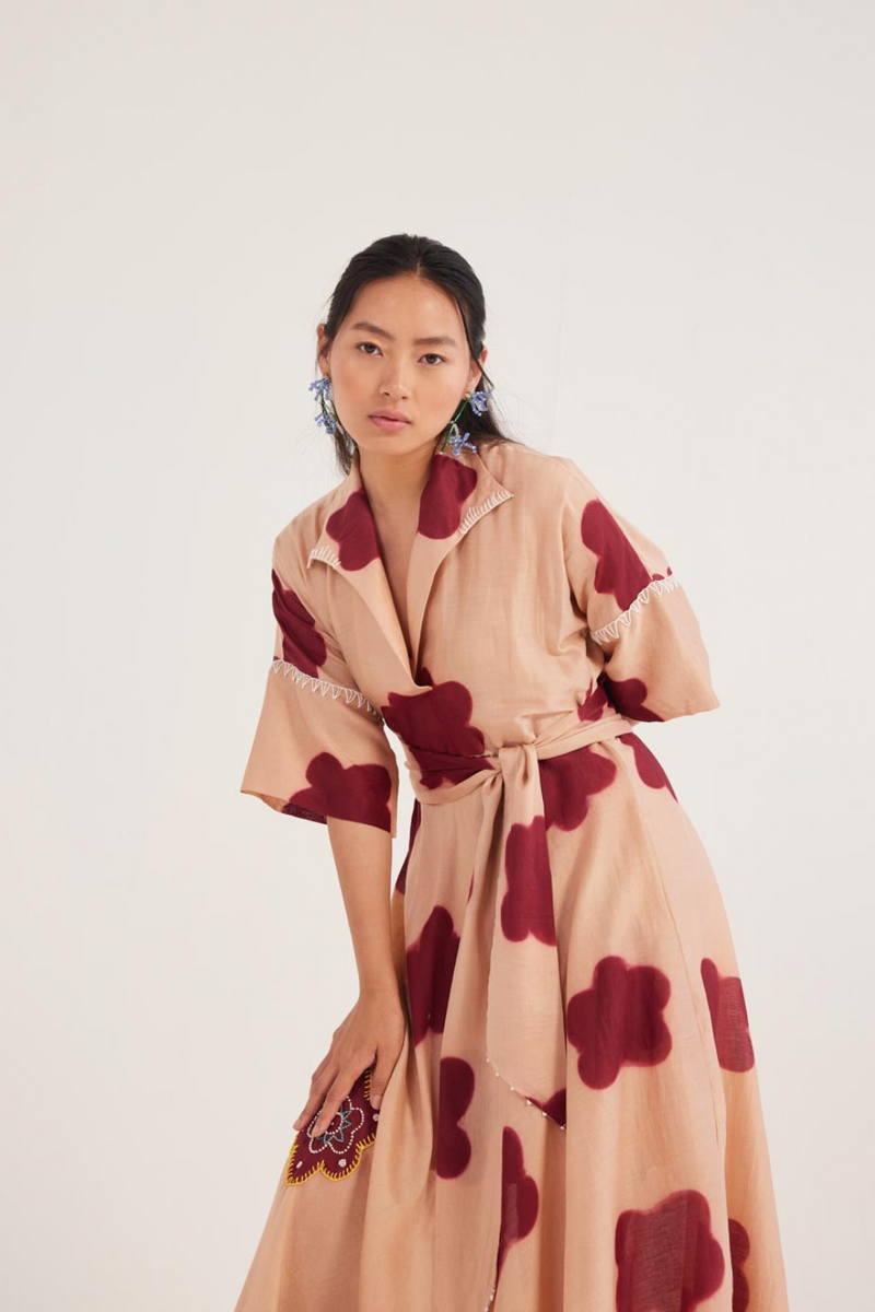 Nama Day Dress chanderi by JodiLife for women Worldwide