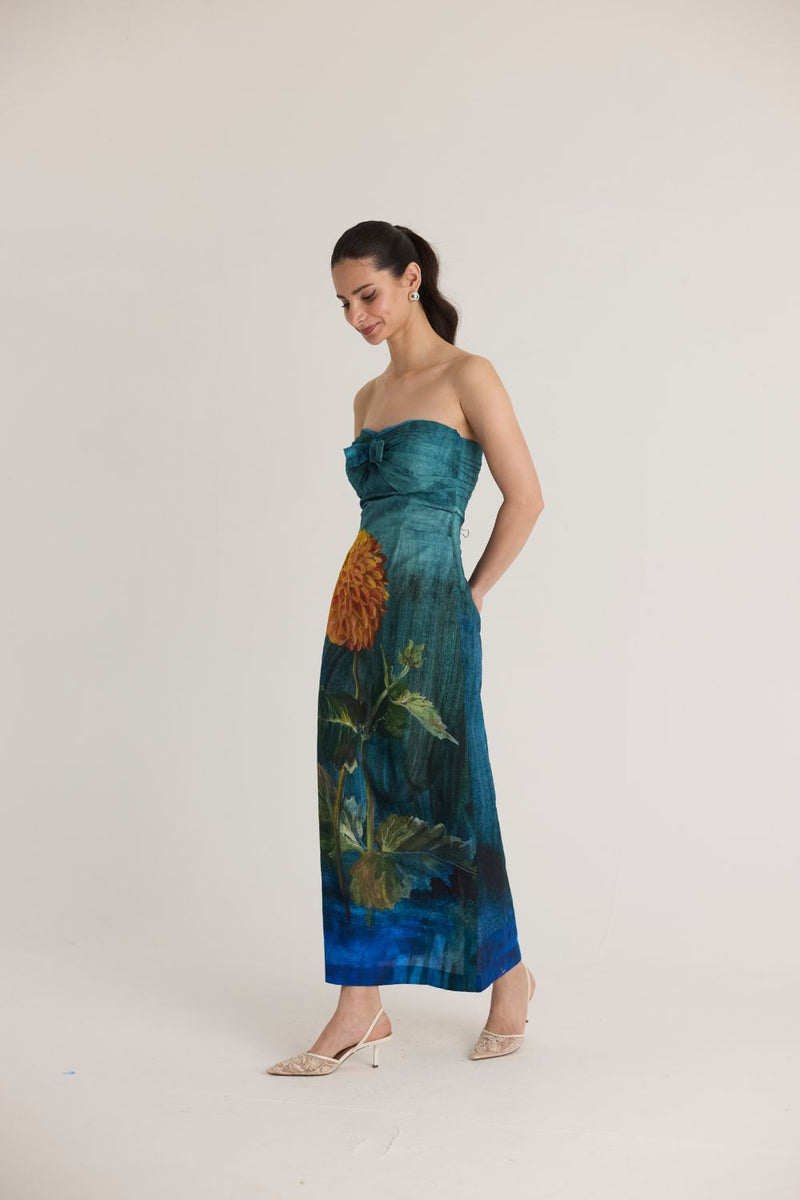 DILLY DALLY DRESS poplin by Yam in multi color for women Worldwide