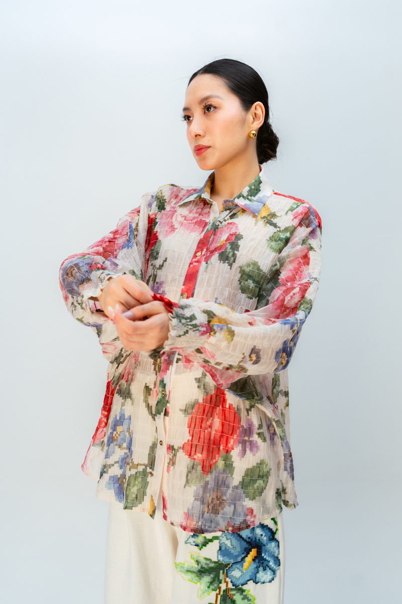 SOFT ILLUSION SHIRT mul top/shirt by Ode to Odd in multi for women Worldwide