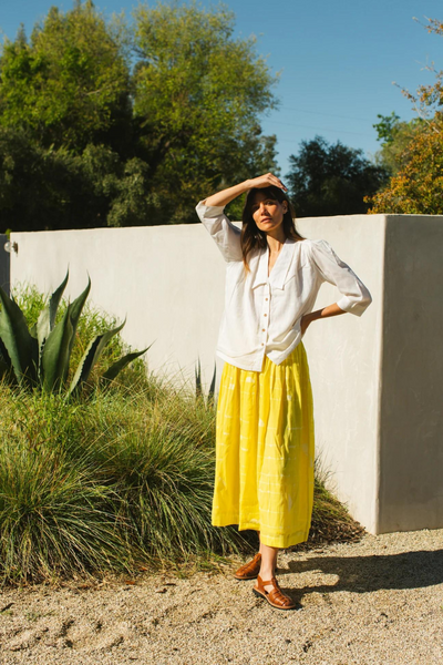 Lemon Sorbet Skirt-Yellow