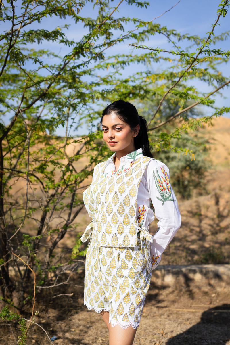 Paloma cotton by Marche in ivory color for women Worldwide