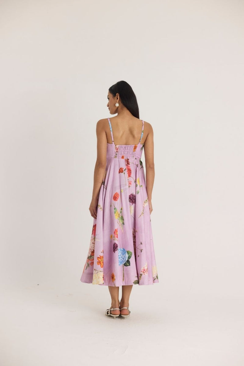 GIGGLE BERRY FLARED BRALETTE DRESS satin by Yam for women Worldwide