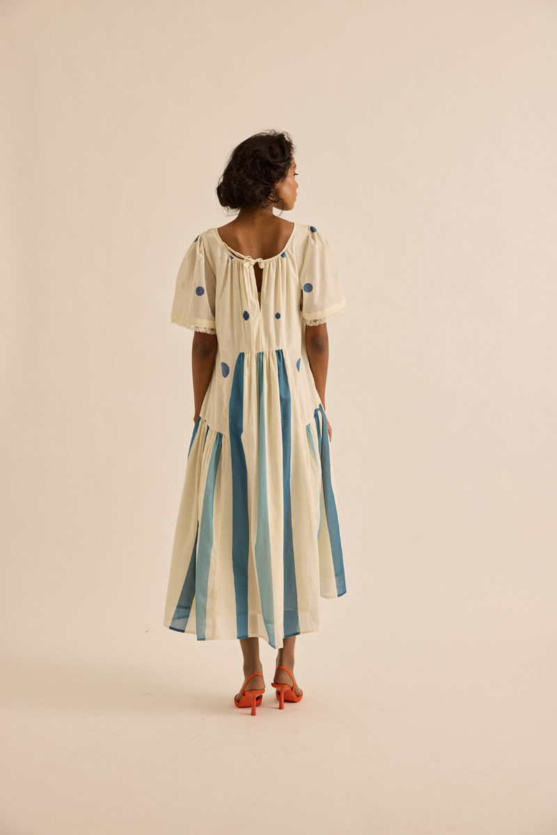 Wild Pine Dress mul dress by Khara Kapas in off-white for women Worldwide
