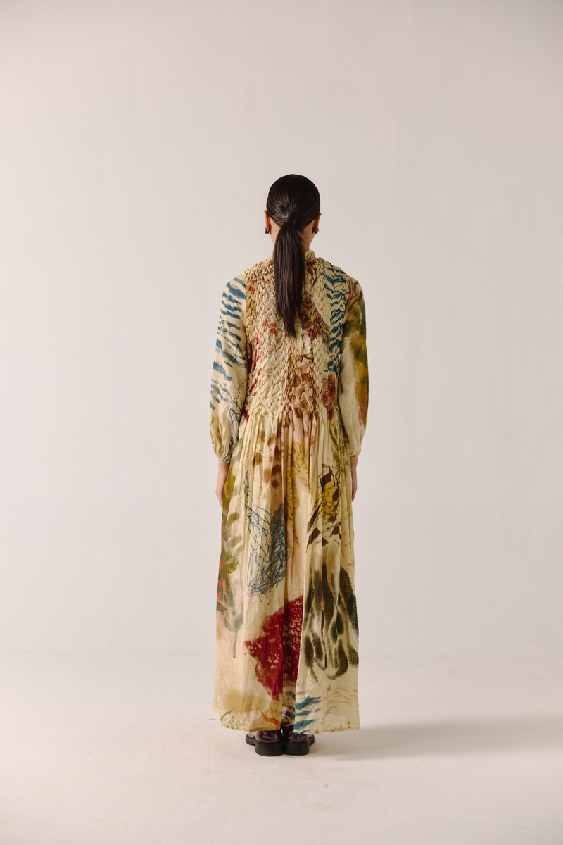 June Dress - Abstract cotton by CORD for women Worldwide
