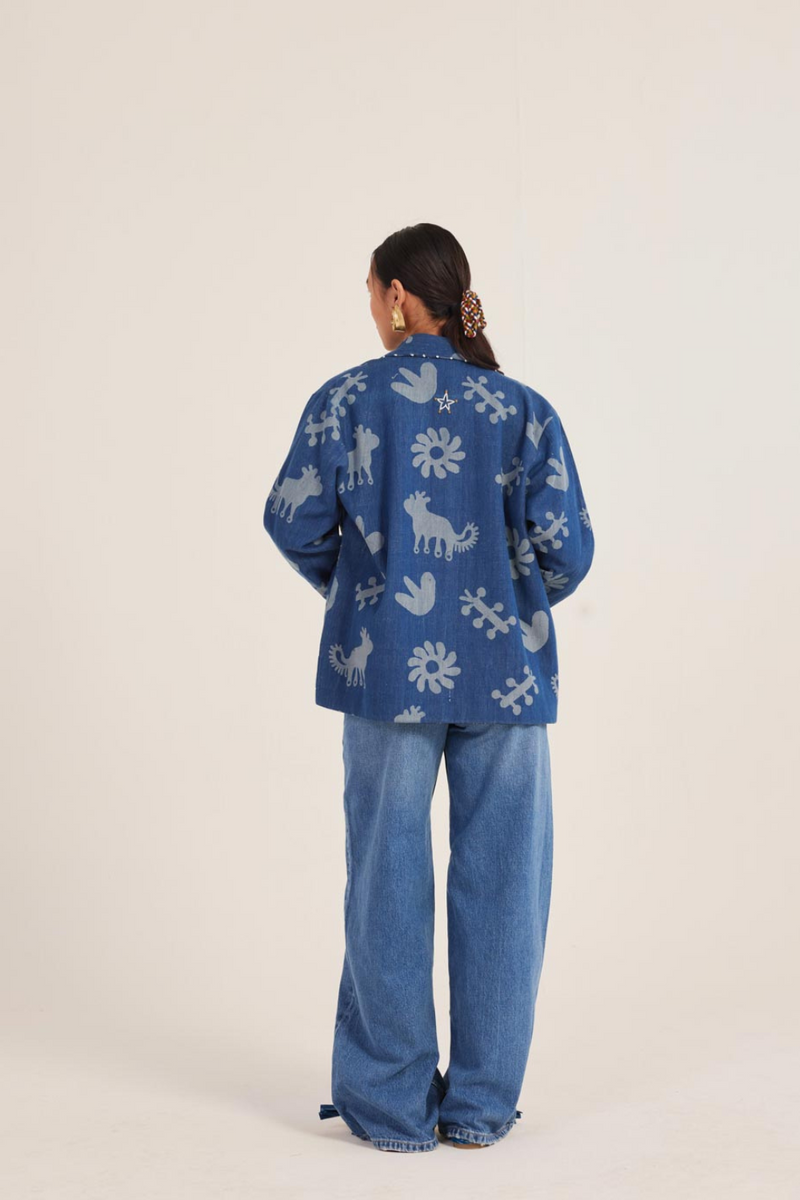 Iris Reversible Jacket silk by JodiLife for women Worldwide