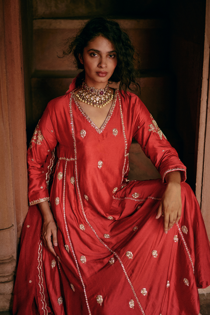PH-2477 
Anarkali 
Dupatta [opt]
Pants Set by Paulmi & Harsh for women Worldwide