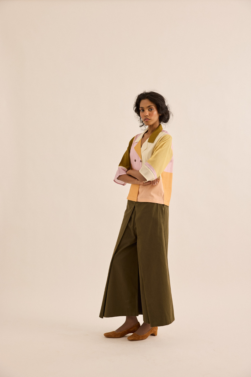 Monira Top mul top/shirt by Khara Kapas in multicolor for women Worldwide