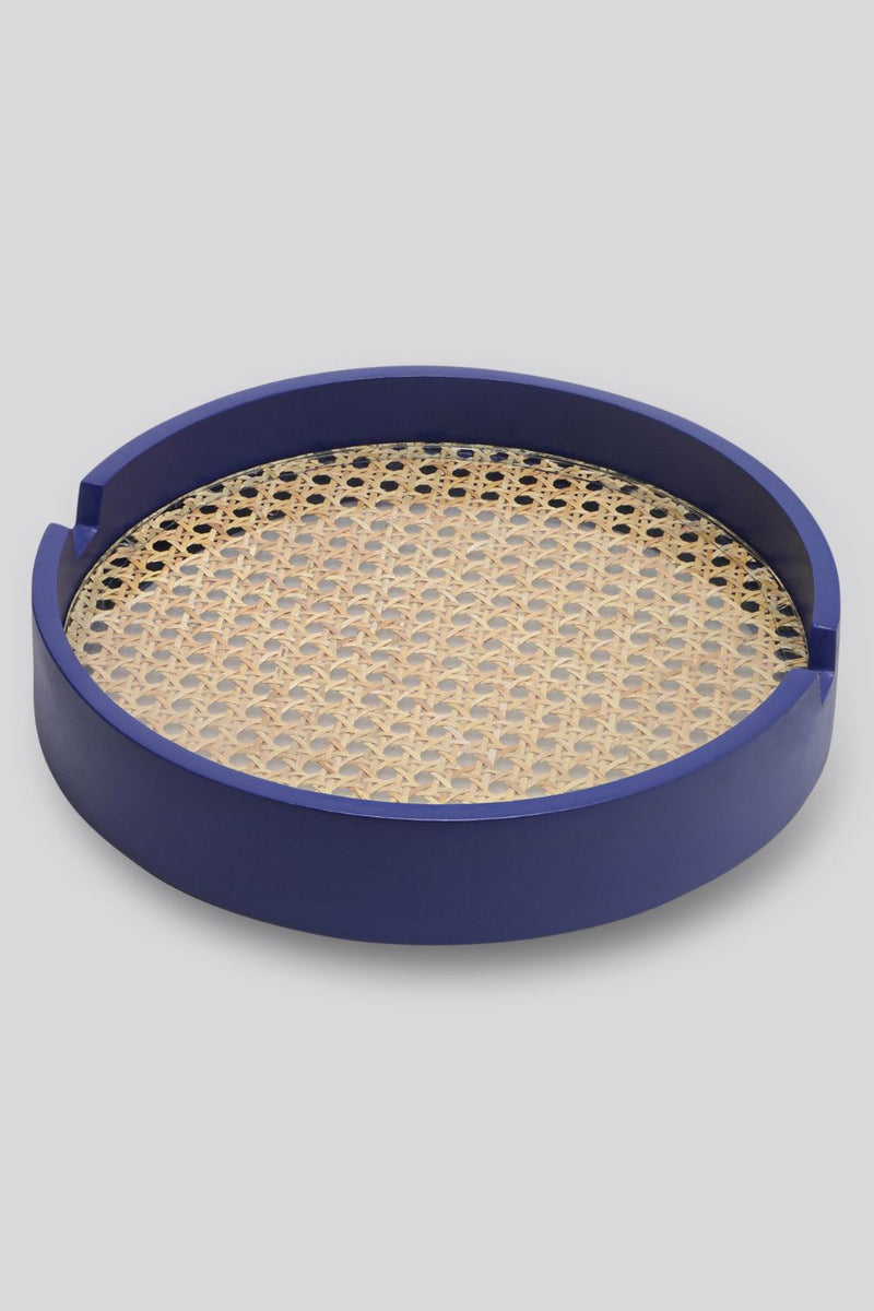 Fika Tray - Midnight Blue linen by Gado Living for Worldwide
