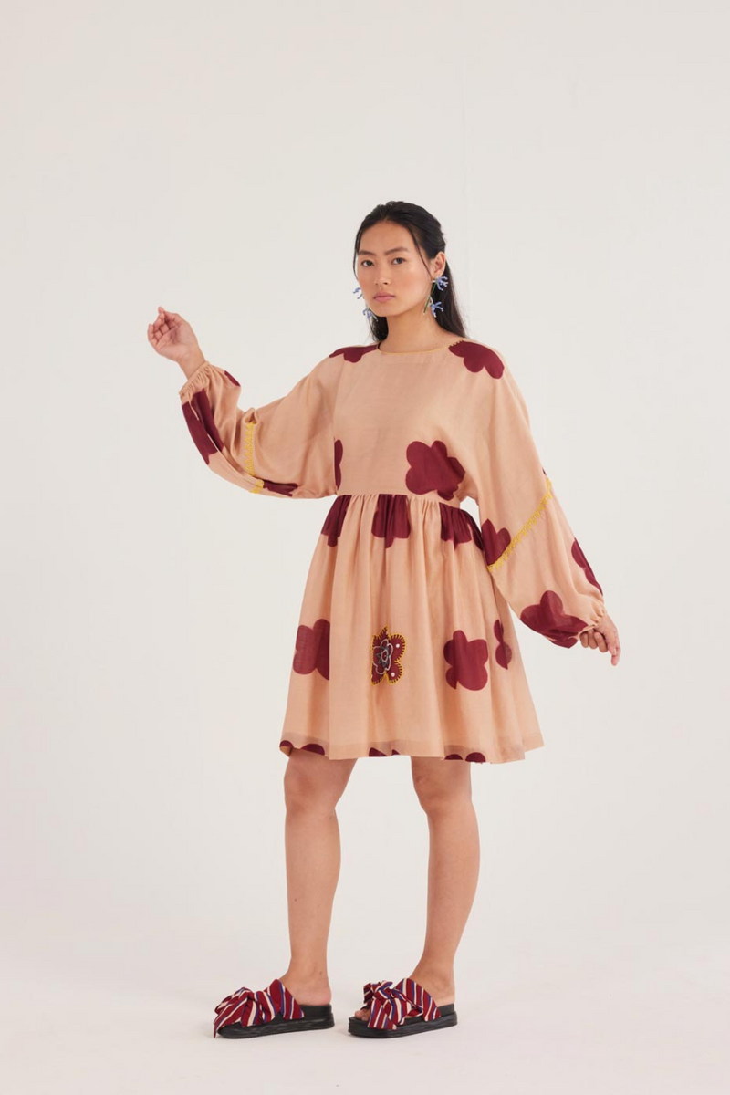 Nama Short Dress chanderi by JodiLife for women Worldwide