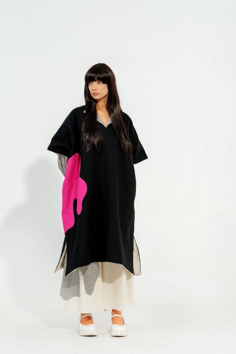 Bitter Orange Dress cotton matty dresses by Stoique in black, pink for women Worldwide
