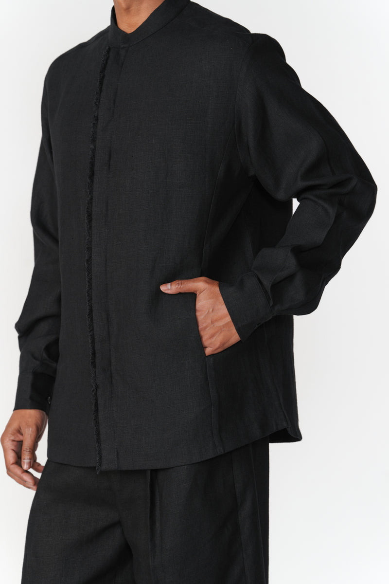 Nir Set co-ord set by Turn Black in black for men Worldwide